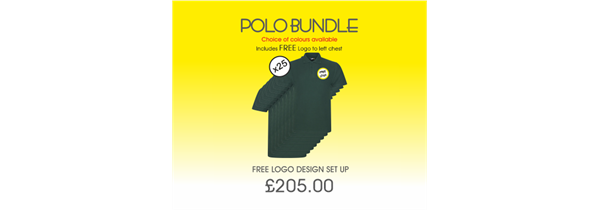 25 BEST SELLING POLO SHIRTS WITH FREE LOGO