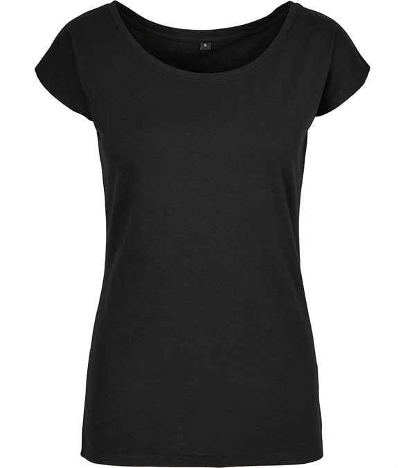 Women&#39;s wide neck tee