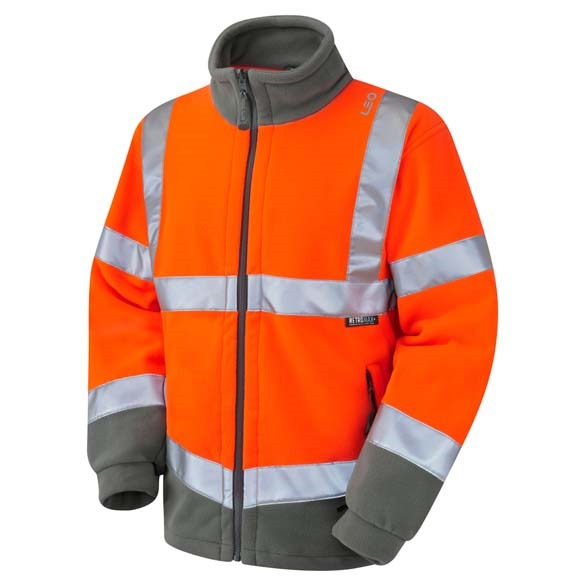 LEO WORKWEAR HARTLAND ISO 20471 Cl 3 Fleece Jacket