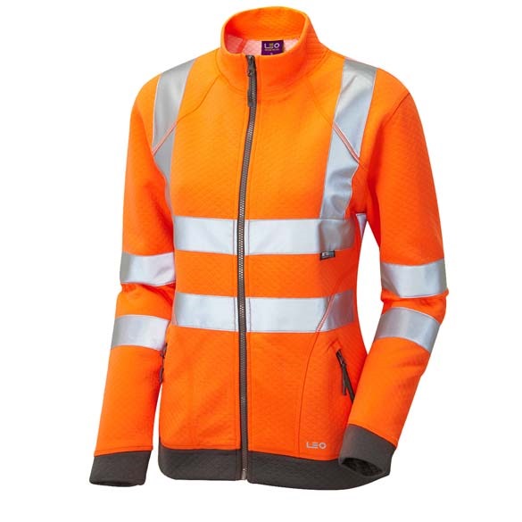 HOLLICOMBE ISO 20471 Class 2 Women&#39;s Zipped Sweatshirt