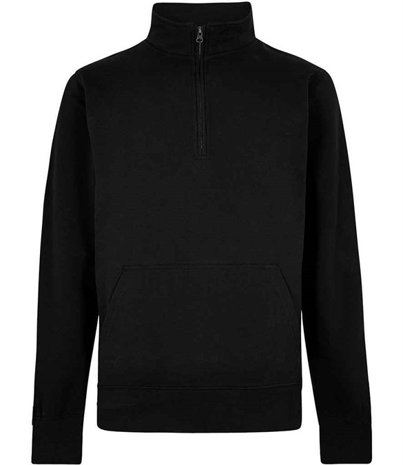Kustom Kit Regular Fit 1/4 Zip Piqué Sweatshirt