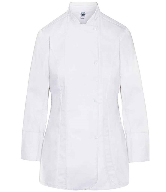 Dennys Ladies Long Sleeve Premium Chef&#39;s Jacket
