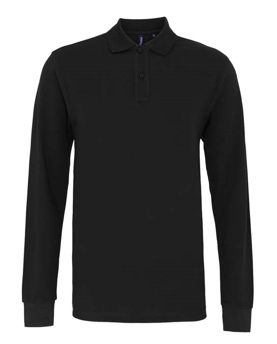 Men&#39;s classic fit long sleeved polo