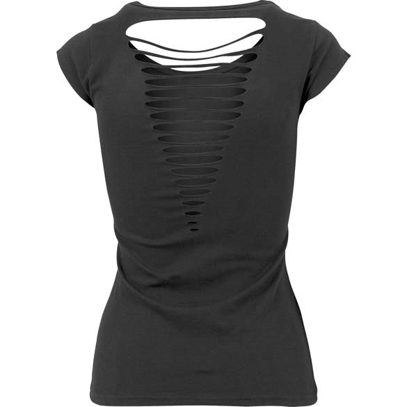 Women&#39;s back cut tee