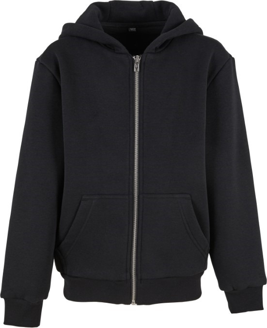 Kids fluffy zip hoodie