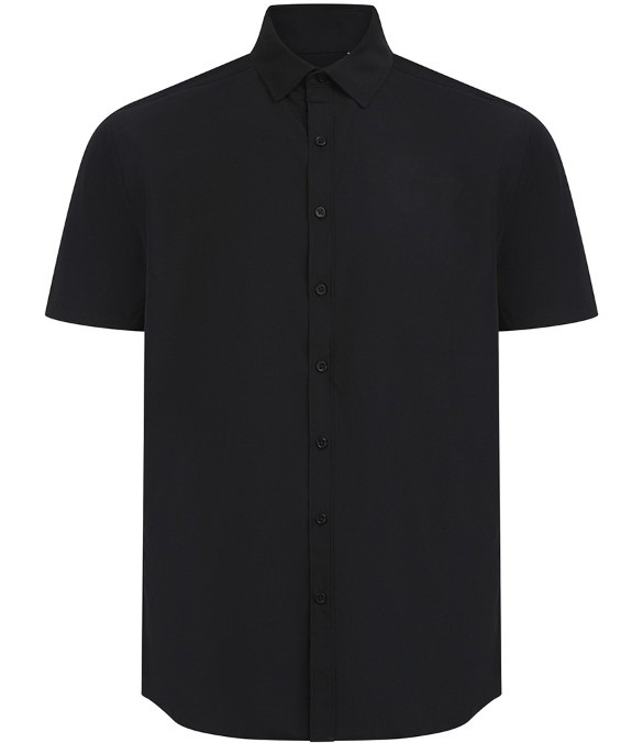 Henbury Short Sleeved Cotton Feel Coolplus? Shirt