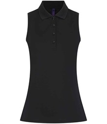 Henbury Ladies Sleeveless Coolplus® Polo Shirt