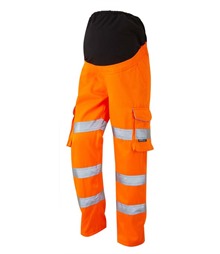 VERITY ISO 20471 Cl 2 Poly/Cotton Maternity Cargo Trouser (UK 10-12)