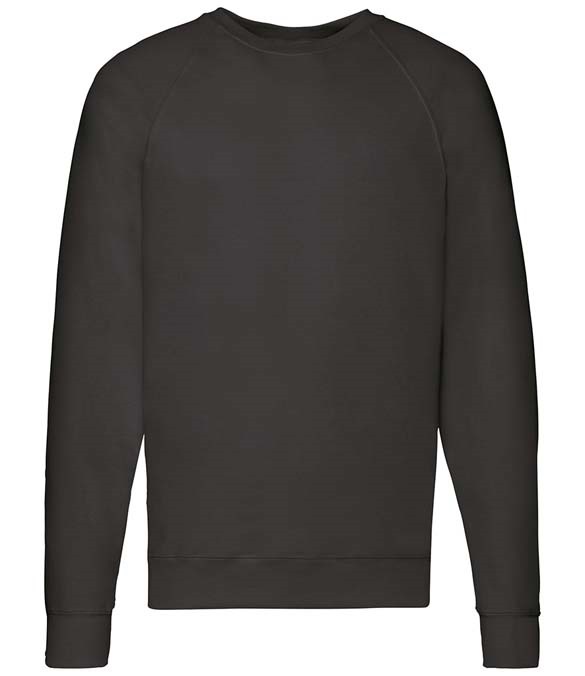 Fruit of the Loom Lightweight Raglan Sweatshirt