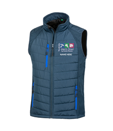 Thundersley Men's Shed Padded Gilet w Name