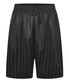 Plain Black PE Shorts