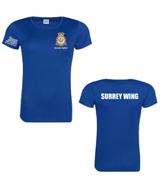 Surrey Wing Polyester Ladies T-Shirt w Name
