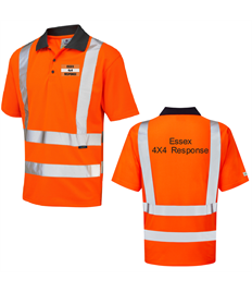 Essex 4X4 Rockham Hi Viz Polo Shirt (with back embroidery)