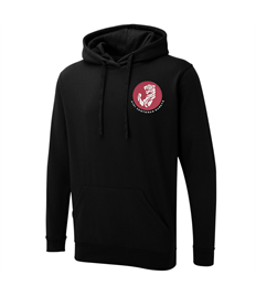 UC503 Childrens Hoodie - Red/White Logo