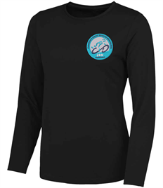 CaDAM AWDis Ladies Polyester Long Sleeve T-Shirt