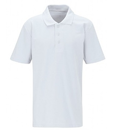 PHA Plain White Polo (No Logo)