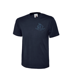Chipping Hill Navy PE T-Shirt (With Optional Logo, Adults Sizes XS+)