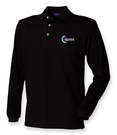 Henbury Long Sleeve Cotton Piqué Polo Shirt (Sprint Group)