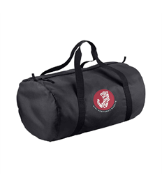 Foldaway Barrel Bag - Red/White Logo