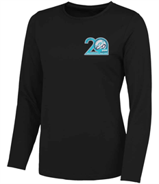 CaDAM AWDis Ladies Polyester Long Sleeve T-Shirt (20th Anniversary)