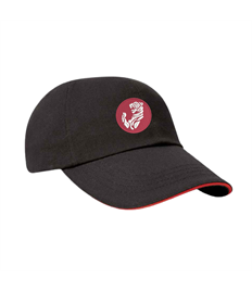 Childrens Baseball Cap - Red/White Logo