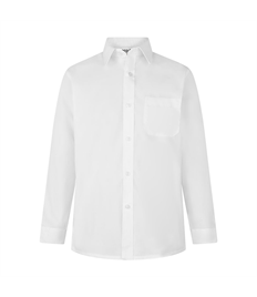 Boys Long Sleeved School Shirts - Pack of 2 (14.5"+)