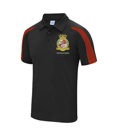 318 Sale Polyester Contrast Polo Shirt with Initials (Staff Only)